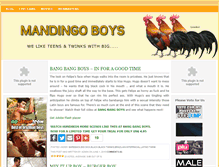 Tablet Screenshot of mandingoboys.com